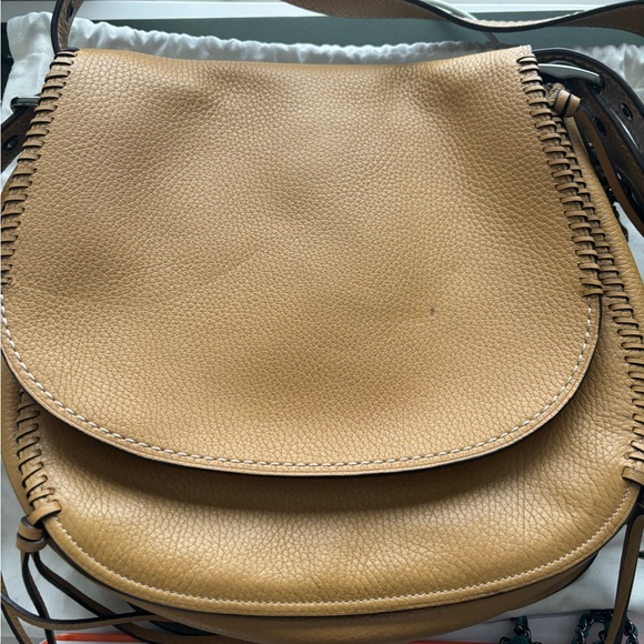 COACH 1941 Whiplash Pebble Leather Whipstich & Fringew/Rivets Saddle - Picture 2 of 13